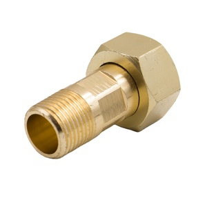 CW617N DN15 BSPP Thread Brass Water Meter <strong>Hose</strong> Tail Coupling with nuts and washers <strong>set</strong> - Product Image 1