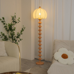Retro Wooden Floor Lamp 40x167cm LED Tricolor <b>Light</b> Home Living Room Bedroom Decorative <b>Lighting</b> - Product Image 4