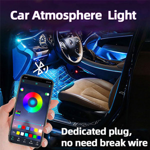 Voiture Explosive LED RGB lumière ambiante multicolore LED éclairage ambiant intelligent contrôle par application Mobile - Product Image 4