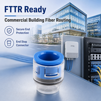 Connecteur d'extrémité de micro-conduit pour l'étanchéité et la protection des canaux de câbles à fibres optiques