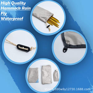 Toldo Impermeable para Hamaca WOQI 299320, Equipo de Camping para Exteriores, Poliéster, Diseño Minimalista - Product Image 1