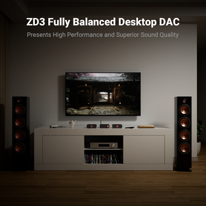 Fosi <span class=keywords><strong>Audio</strong></span> ZD3  DAC USB de bureau avec entrée ARC, décodeur numérique entièrement équilibré ES9039Q2M pour amplificateur stéréo avec télécommande - Product Image 4
