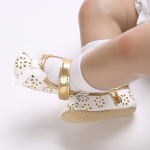 Summer Cute Bow Hollow Design Baby <b>Shoes</b> <b>Soft</b> Bottom Pu Leather Girls Princess <b>Shoes</b> Newborn <b>Shoes</b> for Toddlers - Product Image 6