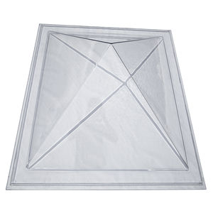 Tragaluz transparente de PC de doble capa fija de policarbonato personalizado Tragaluz de pirámide triangular Tragaluz acrílico multicolor Tragaluz - Product Image 4