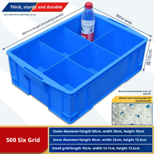 Boîte <span class=keywords><strong>de</strong></span> tri en plastique pour vis, clous, épingles et rivets - Boîte <span class=keywords><strong>de</strong></span> rangement industrielle réutilisable empilable avec protection industrielle contre l'eau - Product Image 4