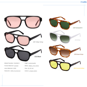 <span class=keywords><strong>Occhiali</strong></span> <span class=keywords><strong>da</strong></span> <span class=keywords><strong>Sole</strong></span> 2025 Retrò in Acetato Tartarugato con Lenti Gialle CR39, <span class=keywords><strong>Occhiali</strong></span> <span class=keywords><strong>da</strong></span> <span class=keywords><strong>Sole</strong></span> Vintage Personalizzati per Donne e Uomini Stile Aviatore - Product Image 6