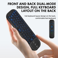 G60S Pro BT Voice Backlit Rechargeable Mini Keyboard 2.4G BT5.0 Dual Mode Touchable Remote Control TV Box Universal Air Mouse