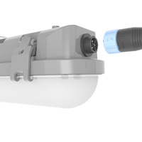 COMLED 4FT 36W LED IP65 Éclairage LED étanche avec détecteur de mouvement, garantie 3 ans, Ra80 CRI AC 110/230V pour couloir, supermarché