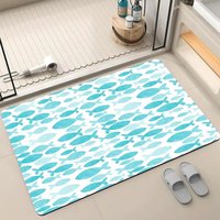 Nouveaux tapis de sol absorbants et antidérapants en boue de diatomée, écologiques, faciles à nettoyer, fabriqués à la machine pour la maison