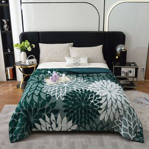 Nouvelle couverture d'hiver chaude et douce en peluche <span class=keywords><strong>de</strong></span> style rustique, épaisse et confortable, pour <span class=keywords><strong>lit</strong></span> et canapé, couvre-<span class=keywords><strong>lit</strong></span> et jeté en fourrure - Product Image 6