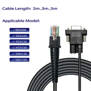 SOTESIN OEM flessibile 3M RS232 DB9 cavo Scanner rj45 rj50 cavo per Datologic QD2430 QW2100 GPS4490 GD4430 GD4130