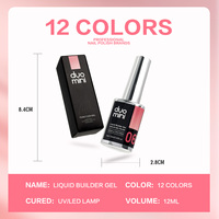 Gel de construction liquide Tpo Hema Free pour ongles - 12 ml, gel de rallongement à durcissement UV/LED, longue durée, non fissurant, fournitures d'art des ongles