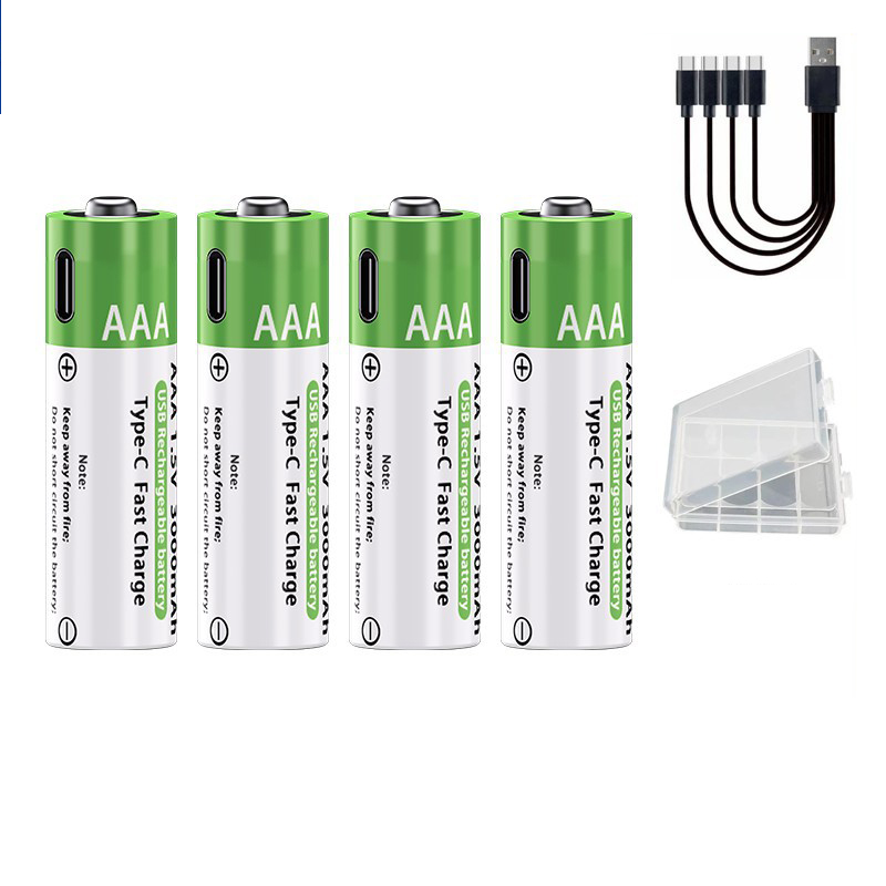 4pcs AAA lithium batteries