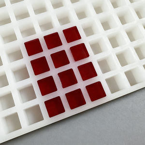 ถาดทำน้ำแข็งซิลิโคนทรงสี่เหลี่ยม 625 ช่อง สำหรับทำวิสกี้ ช็อกโกแลต ทรัฟเฟิล พรัลลีน เยลลี่ ฟองดอง คาราเมล และลูกอม - Product Image 6