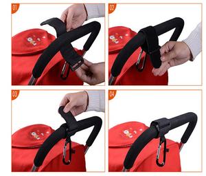 ตะขอแขวนรถเข็นเด็กอเนกประสงค์ทำจากโพลีเอสเตอร์และอลูมิเนียมสำหรับงานหนักน้ำหนักเบา40ก. - Product Image 4