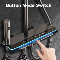 Système de douche Piano avec mitigeur, affichage numérique intelligent de la température, ensemble de douche