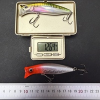 Leurre artificiel flottant pour la pêche depuis le rivage 80mm/126g Popper de surface pour le bar, leurre dur modèle A9185