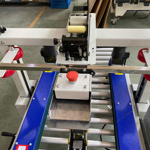 Selladora de Cajas Pequeñas Eléctrica Totalmente Automática, Máquina de Sellado Lateral con Cinta Superior e Inferior para Bebidas y Mariscos Frescos, Sellado en Frío para Cajas Pequeñas - Product Image 3