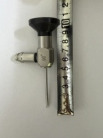 Boroscope rigide avec lentille de sonde de 2,7 mm, longueur de travail de 50 mm, angle de vue de 90 degrés