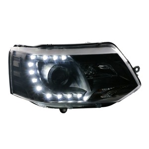 Fari a 2010 2016 per <span class=keywords><strong>Volkswagen</strong></span> <span class=keywords><strong>T5</strong></span> Multivan <span class=keywords><strong>Caravelle</strong></span>, gruppo faro a LED Bi-xeno modificato - Product Image 1