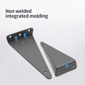 Support de panneau en acier triangulaire KAERBAIDE, support <span class=keywords><strong>invisible</strong></span> à charge lourde, cadre de support, étagère de séparation, suspension fixe - Product Image 3