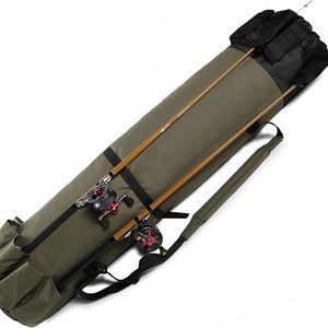 Échantillon gratuit : Sac de rangement pour cannes à pêche, grande capacité, résistant à l'eau, peut contenir 6 cannes et moulinets, sac de pêche pliable - Product Image 6
