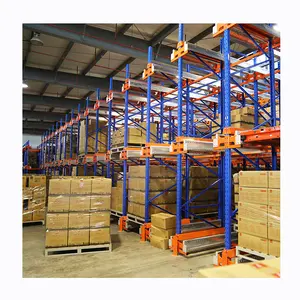 Jracking Warehouse Shelves Heavy Duty Radio Shuttle Racking With Pallet Runner