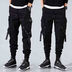 Pantalon cargo ample en velours côtelé pour homme avec cordon de serrage, style décontracté et épaisseur polaire – Vente en gros - Product Image 2