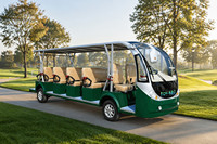 Autobús Turístico Eléctrico de 17 Asientos con Suspensión MacPherson para Grandes Áreas Turísticas, Hoteles y Recorridos por la Ciudad