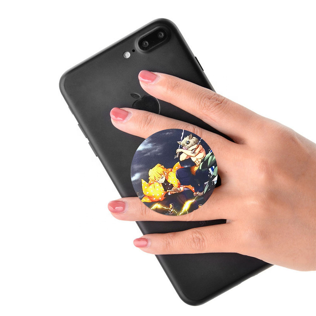 Custom Cartoon Acrylic Mobile Phone Holder With Phone Socket for Phone Grips