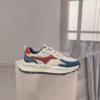 Chaussures de sport tendance pour hommes, en vente flash, avec empeigne en tricot respirante et légère, idéales pour la course à pied