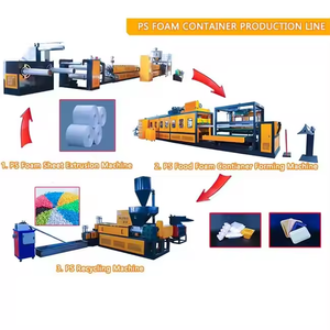 Giá thấp bán tự động bọt món ăn Khay làm cho máy PS bọt tấm dòng cho thermapole container cao bao bì hình thành - Product Image 6
