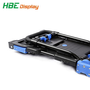 Nieuw Ontwerp Opvouwbaar Bagageplatform Handtrolley Zwaar Voor Supermarkt Supermarkt Supermarkt Magazijn Bewegende Flatbed Kar - Product Image 2