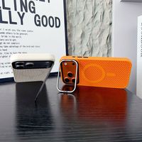 Casing Pelindung Ponsel Anti Guncangan & Dingin dengan Lapisan Matte dan Dudukan Lensa untuk iPhone 17 Promax, Penutup Magnetik