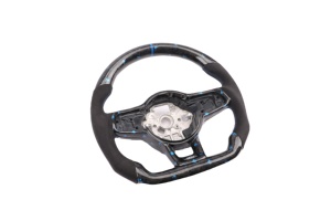 Volant en fibre de carbone directement de l'usine pour les modèles VW <span class=keywords><strong>Golf</strong></span> 6/7 R <span class=keywords><strong>Golf</strong></span> MK6 MK7 <span class=keywords><strong>GTI</strong></span> GTD Passat, prêt à l'emploi - Product Image 2