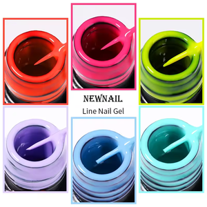 Diskon besar Gel lukisan seni kuku pigmen penuh warna Hema TPO gratis tidak beracun garis menggambar Gel pelapis UV - Product Image 2