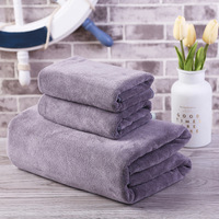 Vente en gros de serviettes de bain douces pour la peau, ensemble de serviettes de cuisine en microfibre à séchage confortable Offre Spéciale ensembles de serviettes pour bébé