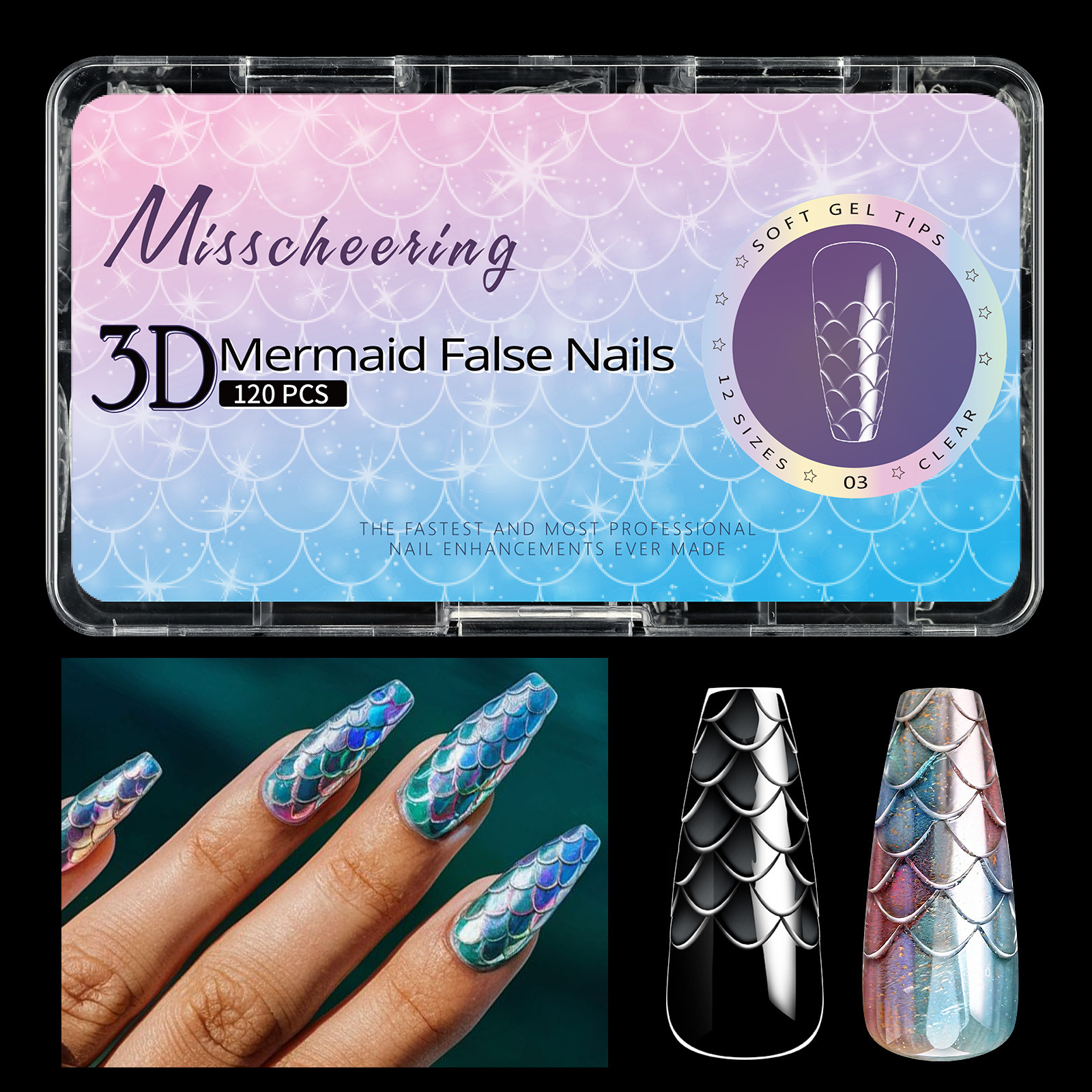 Fish scale boxed 03 [120pcs]