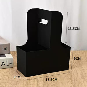 Portavasos Desechable de Papel Kraft con Impresión en Serigrafía para Promociones, Portavasos para Café para Llevar, Bandeja para 2/4 Vasos para Cafetería y Bar - Product Image 5