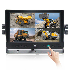 Monitor de cámara AI BSD resistente al agua 1080P para techo de coche y pantalla de parasol-Sistema de cámara de 10" - Product Image 1