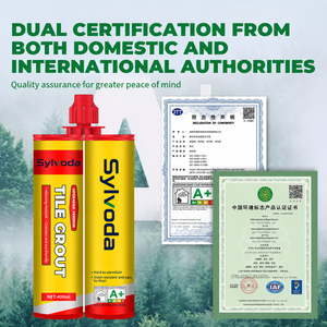 Mastic de jointoiement 400 ml résistant aux taches et facile à nettoyer pour carrelages de salle de bain, cuisine, <span class=keywords><strong>sol</strong></span> et murs - Product Image 1