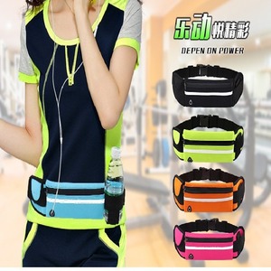 Riñonera Deportiva Impermeable para Teléfono, Almacenamiento para Deportes al Aire Libre, Correr, Ciclismo, Porta Botella de Agua, Unisex, Color Sólido - Product Image 2