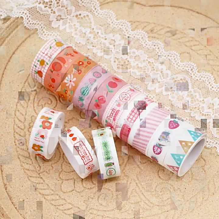Kawaii Washi Tape Cute Cartoon Stationery
