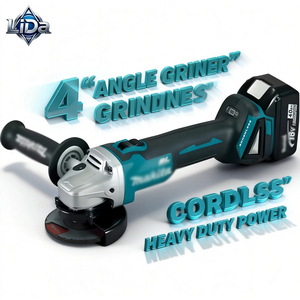 <span class=keywords><strong>Amoladora</strong></span> Angular Inalámbrica <span class=keywords><strong>Makita</strong></span> 18V LXT Sin Escobillas DGA404Z ADT AFT Safe Tech 2.4kg XPT 8500rpm 100mm/4" - Solo Herramienta - Product Image 1