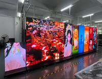 TOPLED P2.5 Gob Bodenstehender Einseitiger Posterständer 4G Indoor LED-Panel WLAN Vollfarbig IP54 Wasserdicht 1000cd Helligkeit