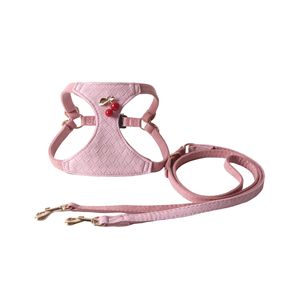 Arnés de Lujo para Perro, Personalizable con Logotipo, Ligero, Ajustable, Sin Tirones, de Cuero PU, Conjunto de Chaleco para Mascotas - Product Image 1