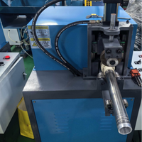 Machine de formage semi-automatique pour rainurage de tubes ronds en acier avec rouleaux en carbure à rainures multiples
