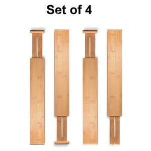 Séparateur de <span class=keywords><strong>tiroir</strong></span> en bambou extensible pour la maison Séparateur de <span class=keywords><strong>tiroir</strong></span> en bambou réglable pour <span class=keywords><strong>tiroir</strong></span> de cuisine Partition télescopique - Product Image 1