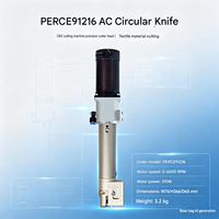 Lame de découpe rotative CNC PERCE91216, couteau rond haute vitesse pour découpeuse numérique, découpe de tissus textiles