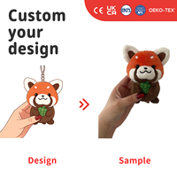 Peluche Hamster Personnalisée Mignonne et Douce, Animal en Peluche Kawaii, Service OEM ODM avec Logo Personnalisé pour Sacs de Fête, Breloques de Sac à Dos et Décoration